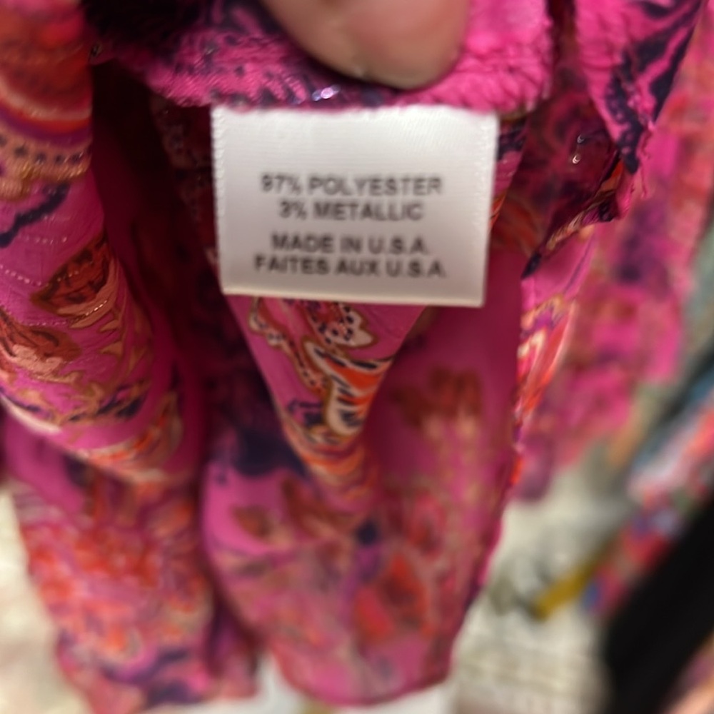 MISA Leeva Mini Dress in Fuchsia Batik New With Tags. - Picture 11 of 11